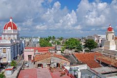 33 Cuba - Cienfuegos - Parque Jose Marti - from roof of Hotel La Union